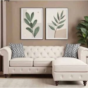 Berry Fabric Sofa | Sofa for Living Room
