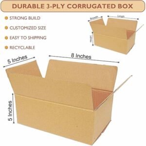 Heavy-Duty 3-Ply Corrugated Master Shipping Boxes (Bundle of 100)