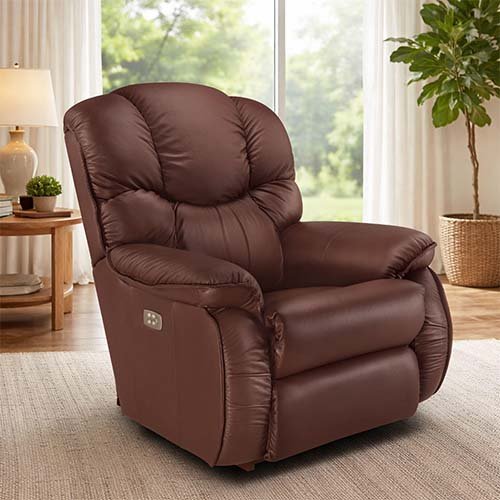 Malaysia Genuine Leather Single-Seater Rocking Recliner